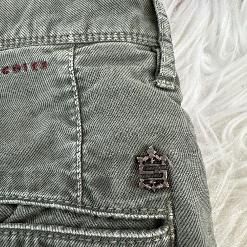 Incotex Pants Men’s 36X32 Army Green Slim Fit Tricochino Utility Trousers $410 - Picture 15 of 16